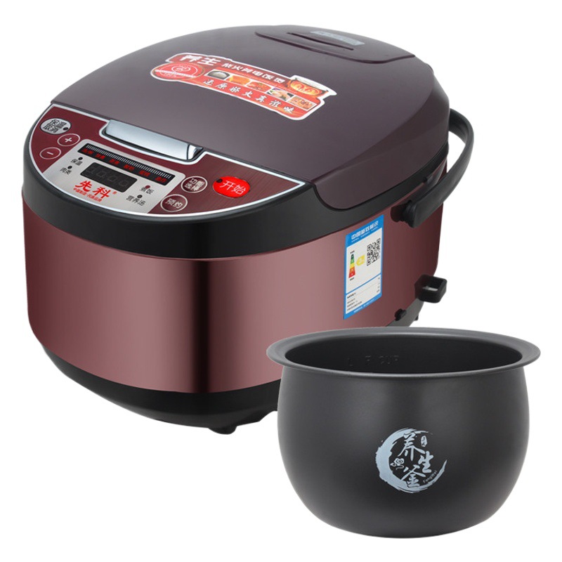 Cocina de arroz Xianke 5L cita inteligente tiempo calefacción olla de arroz hogar regalo reunión olla de arroz multifuncional