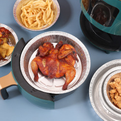 Aluminum Foil Bowl Air Fryer Special Tin Paper Bowl Disposable Oven Baking Pizza Pan Grilling Pan Amazon Exclusive