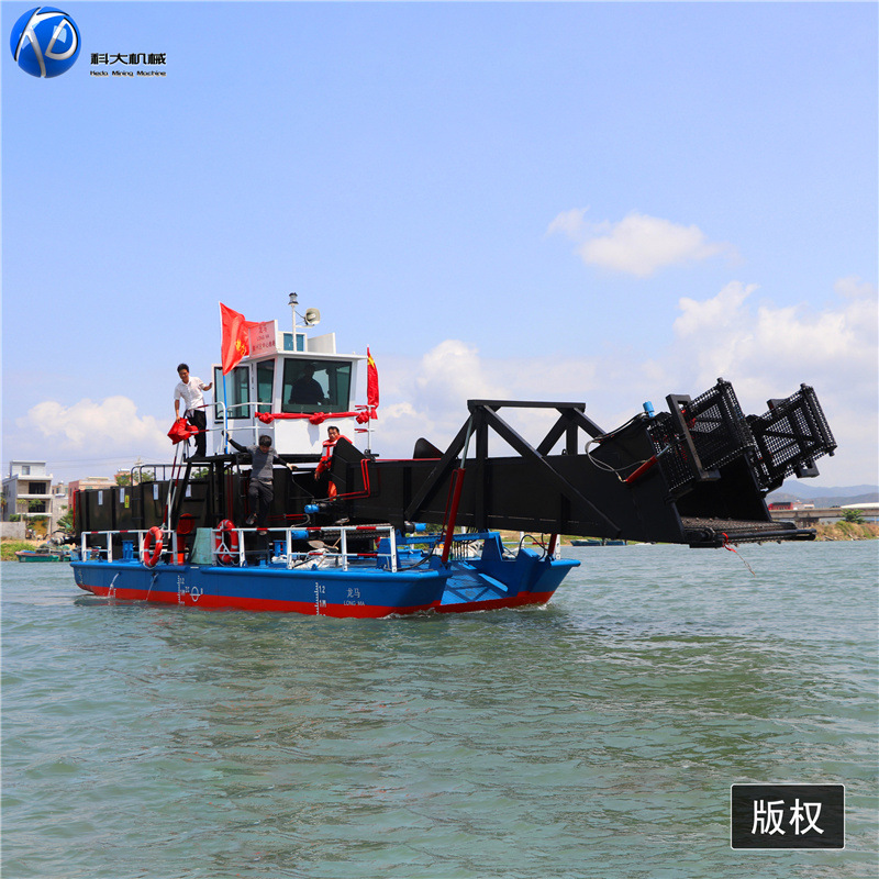 湖面垃圾打捞船 沂水小型半自动割草船 清漂船保洁船现货