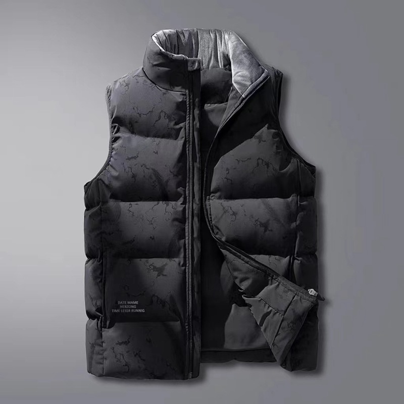Winter New Unisex Plus-Size down Vest, Lightweight and Warm Sleeveless Vest, Trendy Versatile Base Layer for Men