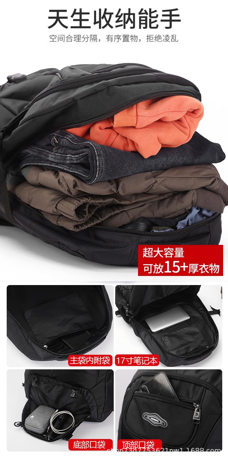 Reise-Großraum-Rucksack Doppelschulter-Rucksack Damen-Rucksack übergroß Herren-Doppelschulter-Rucksack Freizeit-Reiserucksack Herrenmodell