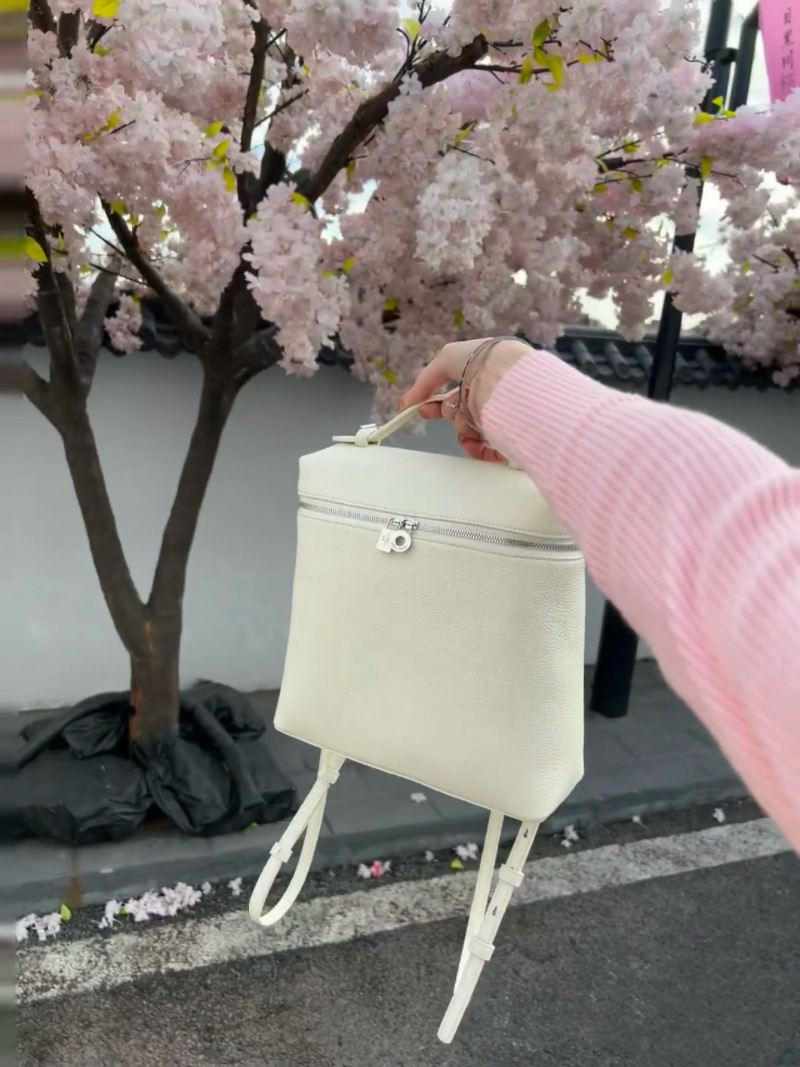 l跨境oro*pia**lp19背包书包牛皮手提包双肩斜跨女包斜挎大容量