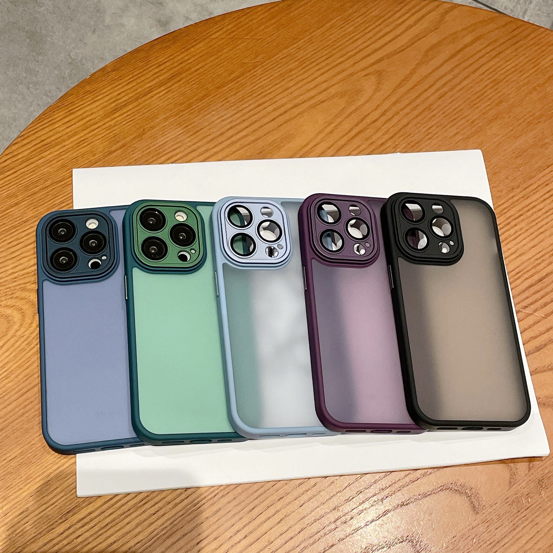 Matte Phone Case For Iphone 15 And 14 With Metal Lens Protection_voghion.com