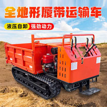 全地形爬山虎履带运输车山区果园山沙漠运输河道清淤车农用自卸车