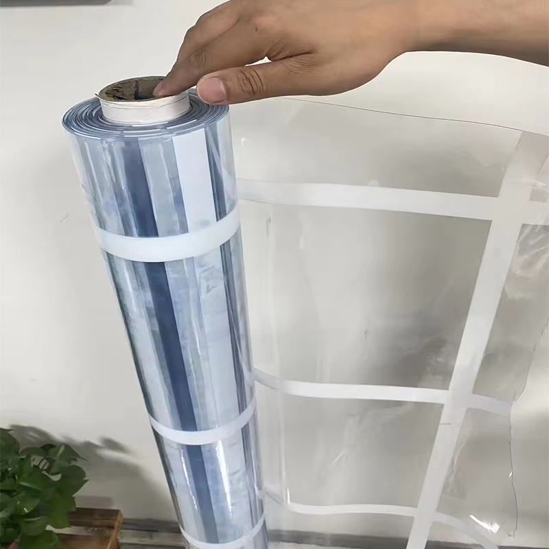 定制PVC透明印刷膜窗户膜各种图案的雨衣膜超透普透膜PVC塑料薄膜