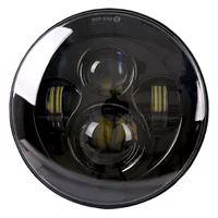 7-дюймовые круглые четыре бусины без колец черный LED60W фара Wrangler фара автомобильная светодиодная фара трансграничная горячая распродажа