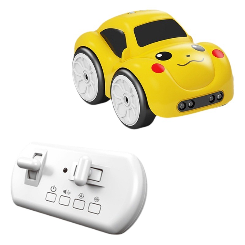 Children's Cartoon Toy Smart Gesture-Sensing Obstacle Avoidance Following Crawler Car Rechargeable Uncatchable Drifting Remote Control Car