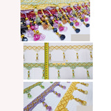 Ткань, декоративные цветы, бусины с кисточками, ковер, аксессуары, сумка, DIY