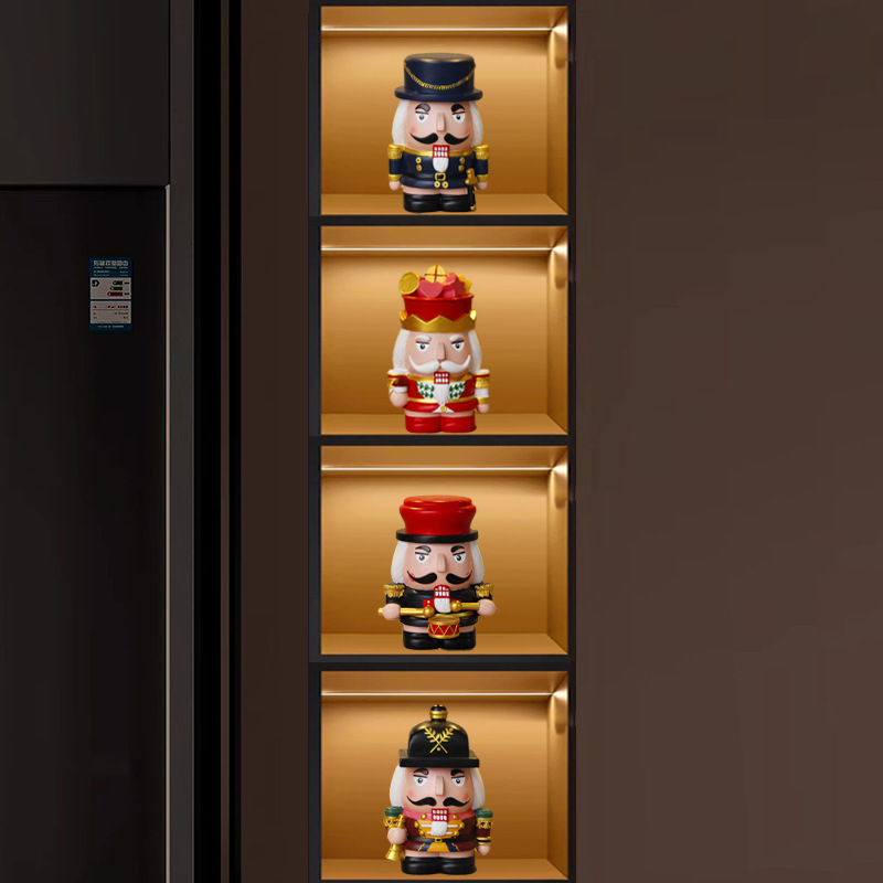 Cascanueces marionetas soldados británicos almacenar dinero extraíble decoración de la habitación de los niños decoración del dormitorio