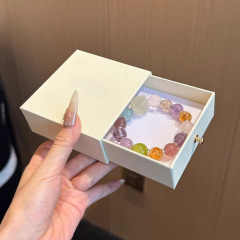 天然水晶マルチジュエリーブレスレット卸売ライト高級九尾キツネ角砂糖ビーズブレスレット女性のための Douyin レッドブックホットスタイル高品質