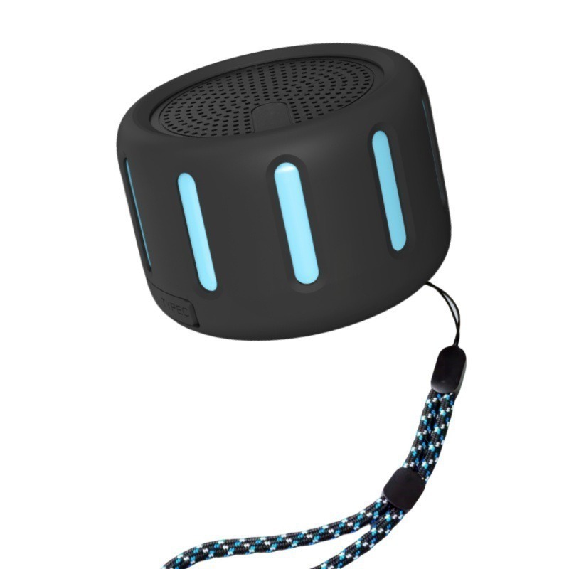 新しい落下防止 IPX5 防水 RGB ライトストラップ Bluetooth スピーカースポーツアウトドアミニワイヤレス Bluetooth スピーカー|undefined