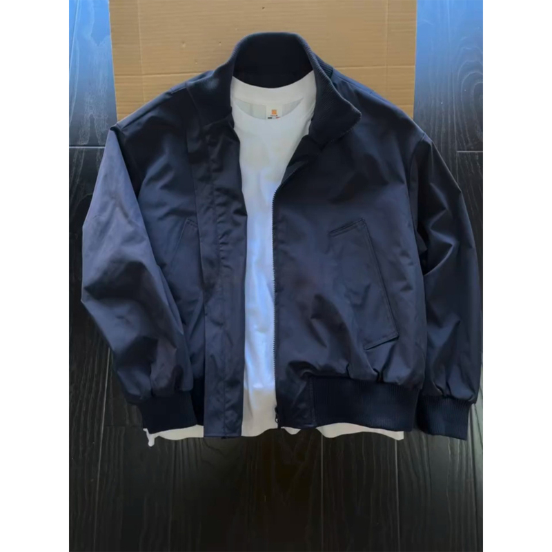 Cleanfit Stand Collar Work Jacket Men's American Pilot Coach Men's Jacket Outdoor Versatile Jacket