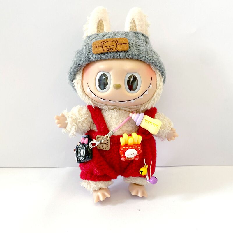 17cm 一世代、二世代、三世代 ラブブ ペンダント ベビー服 スカート セーター オーバーオール Tシャツ スーツ|undefined