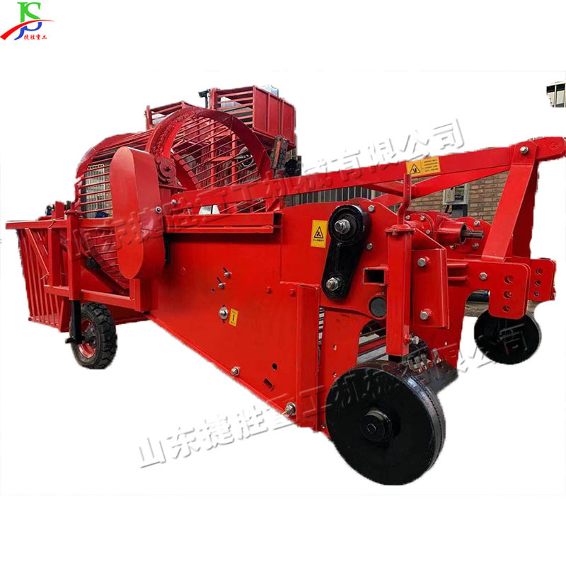 Tractor suspendido tipo máquina de reciclaje de película de pavimentación tipo rodillo máquina de recolección de película de tierras agrícolas máquina de limpieza de película de residuos de tierras de cultivo