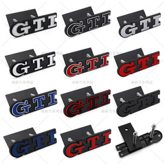 Volkswagen GTI mid-grid logo, suitable for Volkswagen POLO Golf 6 and 7th generation GTI car logo, personalized modification logo