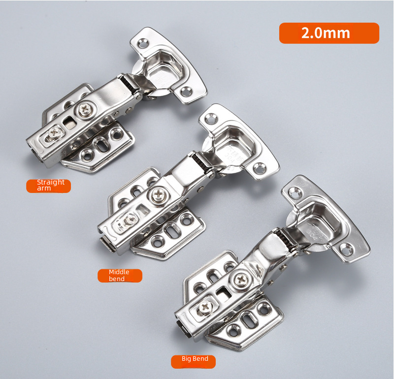 304 stainless steel hinge cabinet wardrobe door buffer hydraulic damping spring hinge furniture hardware accessories wholesale