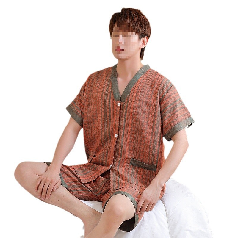 눈송이 면화 뜸옷 앞뒤 버클 여성 물리 치료 의류 남성 마사지 의류 땀 의류 카디건 순면 훈제 토끼 머리