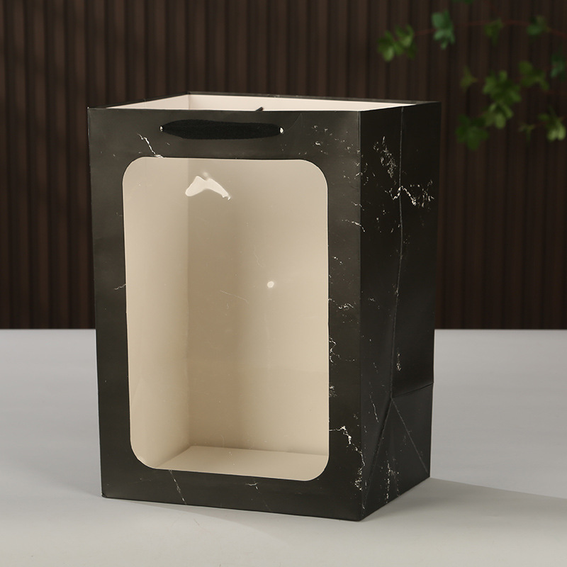 검은 대리석 패턴; 흰색 판지; 하드 스몰 사이즈 18*13*25CM