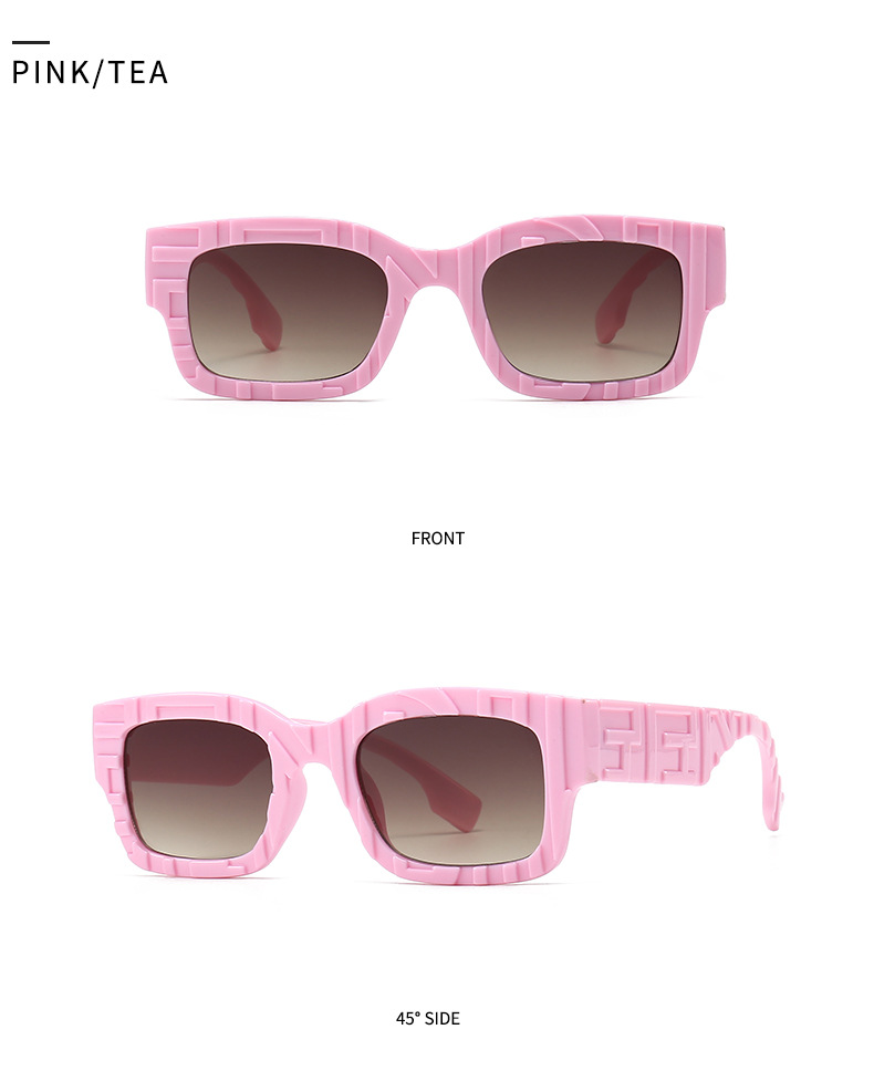 European and American sunglasses ins fashion square sunglasses men's large frame sunglasses women's sunglasses 103_voghion.com