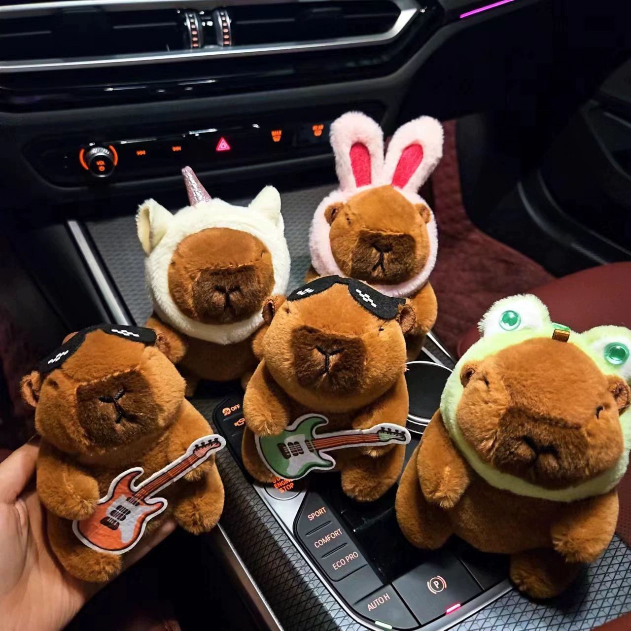 Водно и то же капибары Капибары подвеска плюшевые куклы для доставки подарков портативные милые маленькие подвески