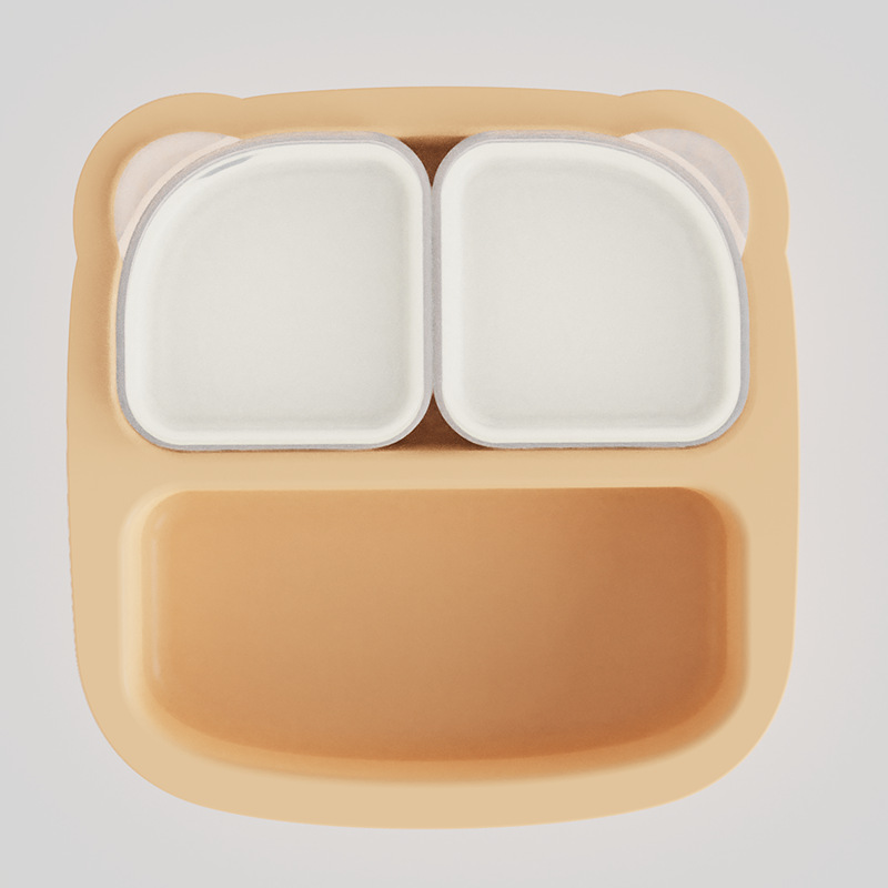 노란색 디너 플레이트