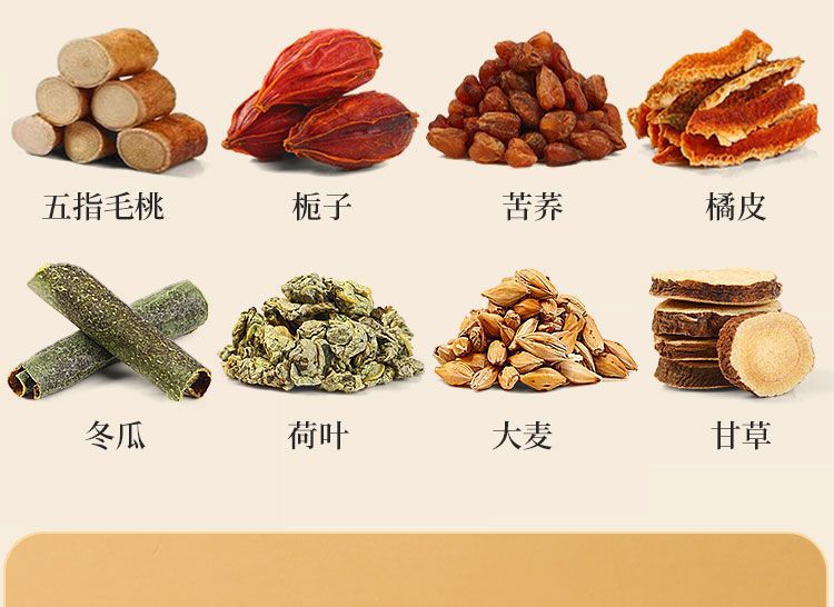 Five-Finger Fig Poria Tea Wuzhi Maotao Fuling Cha 200g 20 Teabags Dampness-Relief Herbal Blend key features