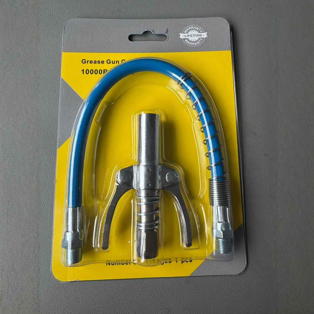 锁钳式注油嘴黄油枪嘴头手动电动气动黄油嘴耦合器平头咀配件