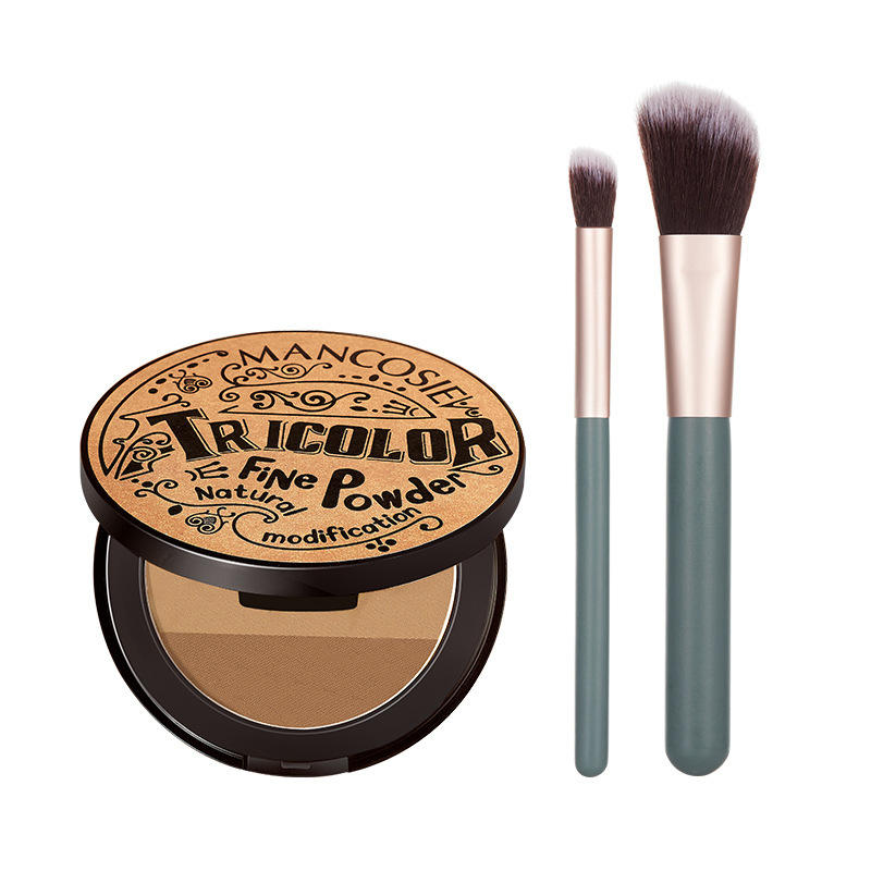 2# Three-color repair powder (MKS-8002) + Xiu Rong Brush (XRS-2002)