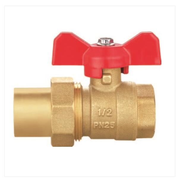 浙江DOUBLE-LIN达柏林  DL1102 全通径黄铜活接式球阀