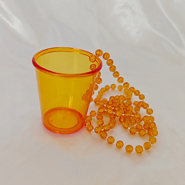 Vasos Pequeños para Fiesta — Mini Shots “Bride to Be” con Cadena de Perlas (Halloween/Bachelor)