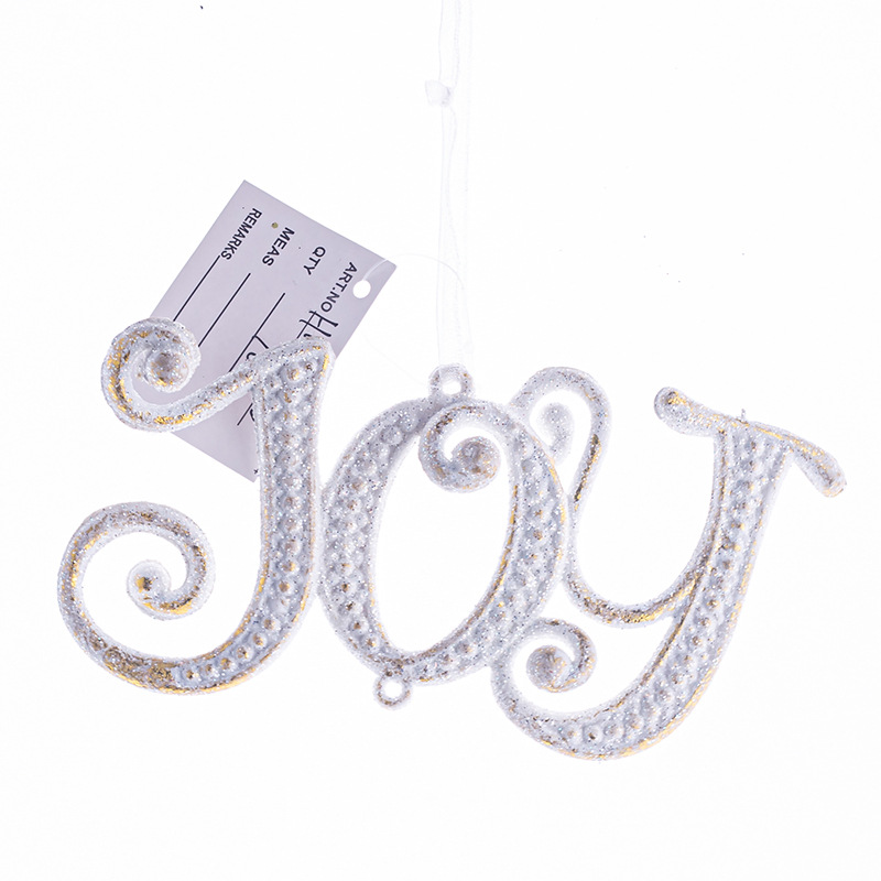 INS plástico personalizado oro rosa inglés celebración lema Navidad escena Pavo Real colgante mariposa libélula regalo al por mayor