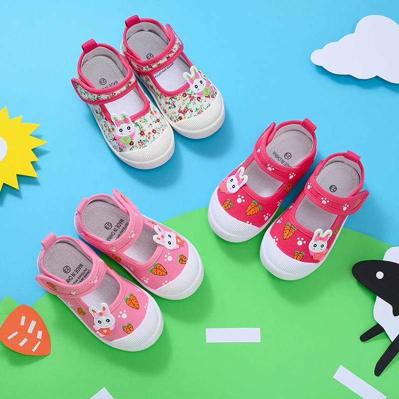 Туфли с рисунком из ткани для раннего возраста, для помещений, с заплатками на липучках