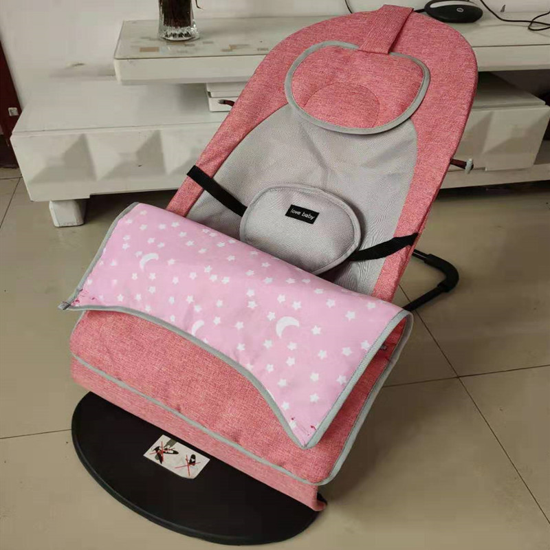 핑크 린넨 + 이불(탈착 가능) + 아기 베개 - 장난감 없음