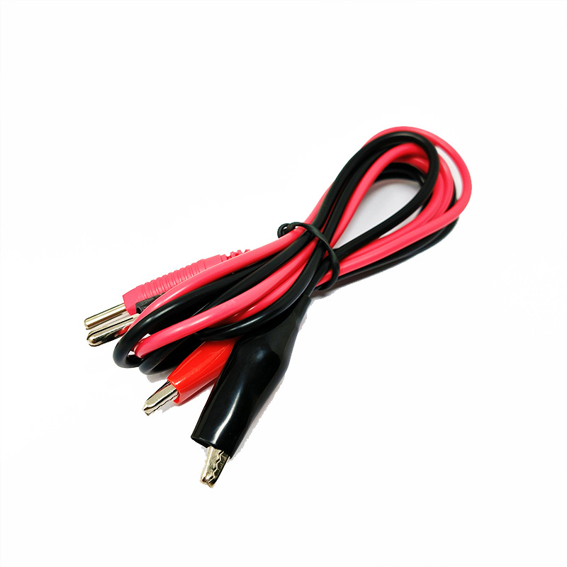 10A100CM línea de salida de alimentación rojo y negro clip de banda 4.0 cabeza de plátano gran corriente reparación de cable de cobre certificado UL image 5