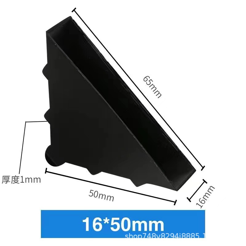 Embalaje de muebles triángulo anticolisión protección de esquina de plástico vidrio mármol protección de esquina de plástico fabricante