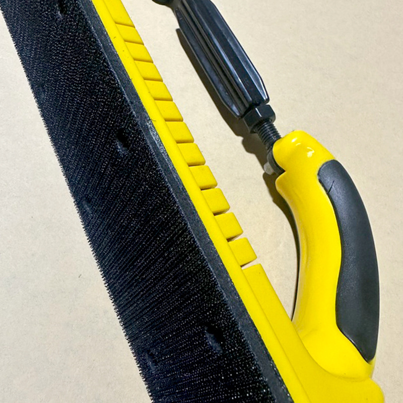 Mano ajustable tablero de molienda mano cepilladora polvo succión en seco mano empuje tablero manual coche mano cepilladora rectangular mano bloque de molienda