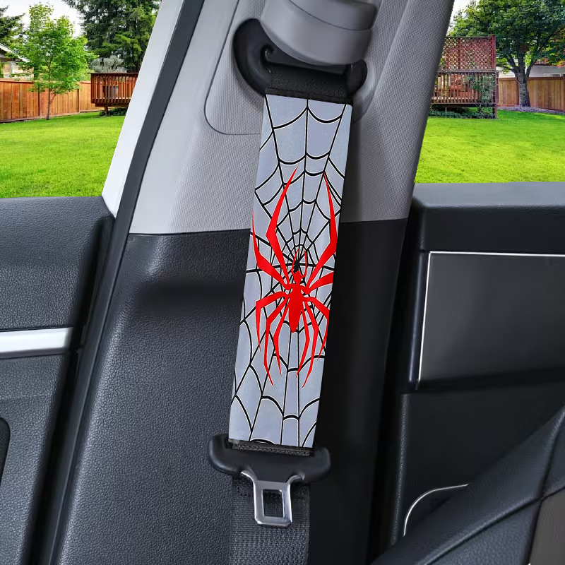 Protector de Hombro para Cinturón Set de 2 Piezas de Poliéster Suave para Auto