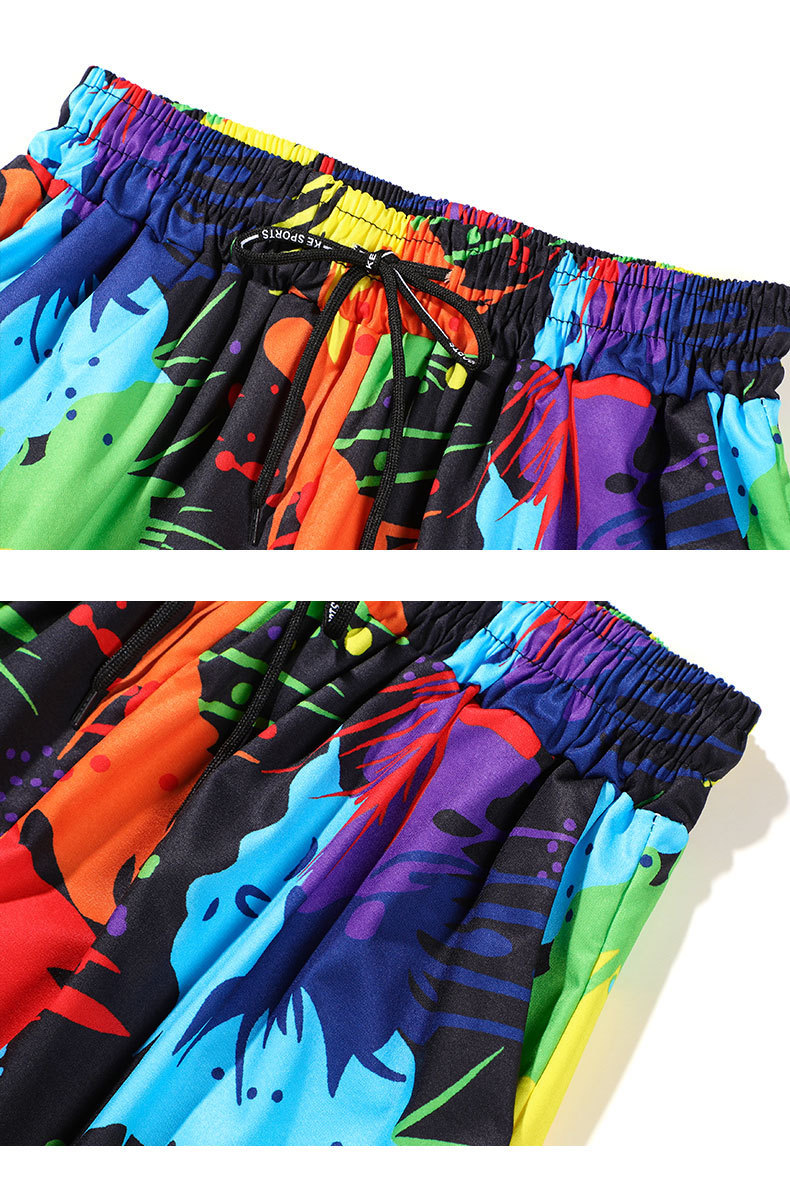 Men's Tropical Floral Shirt Hawaiian Beach Shirt Breathable Loose Fit Short Sleeve Shirt For Summer Vacation​_viptrois.com