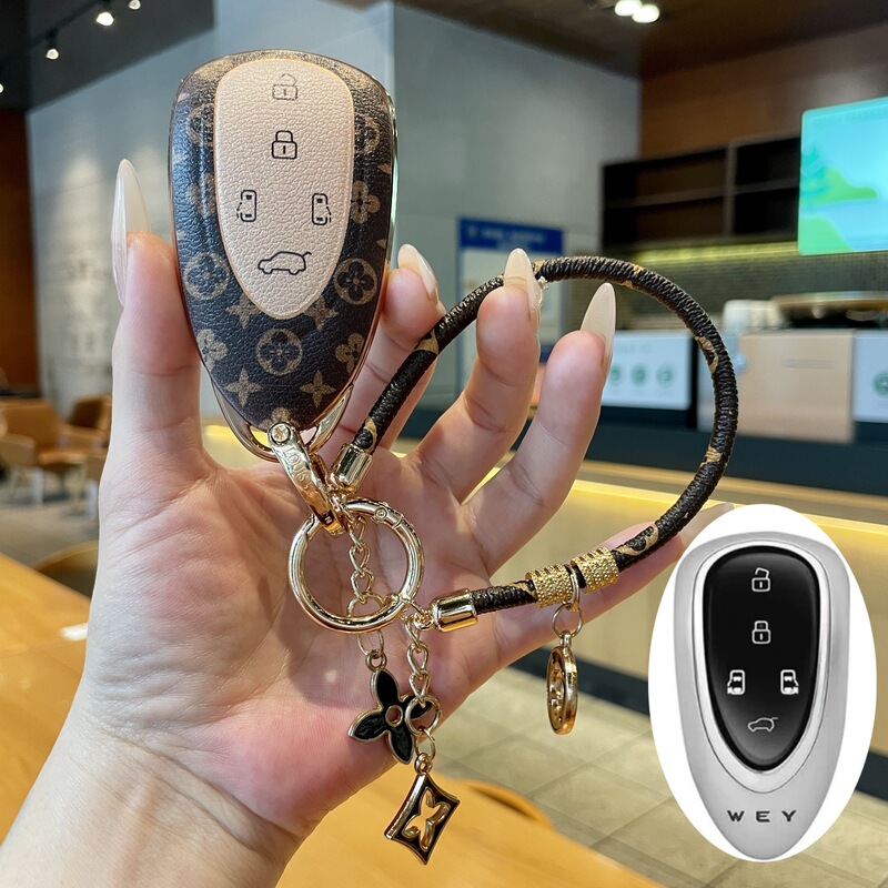 Wey Gaoshan Key Case Five-Button Anti-Drop Full Cover 7/8/9 Four-Wheel Drive 25/26 New Protective Shell Welfare Version High-End Wey Gaoshan Key Case Five-Button Anti-Drop Full Cover 7/8/9 Four-Wheel Drive 25/26 New Protective Shell Welfare Version High-End
