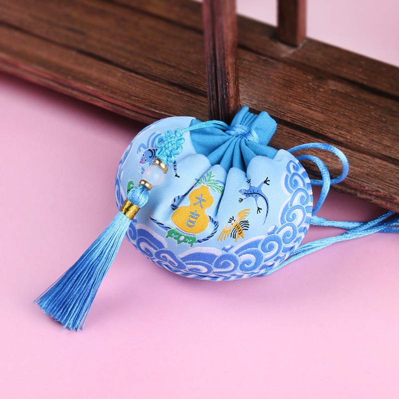 Dragon Boat Festival repelente de mosquitos bolsita de brocado bolsita vacía bolsita portátil antiguo coche colgante Dragon Boat Festival regalo