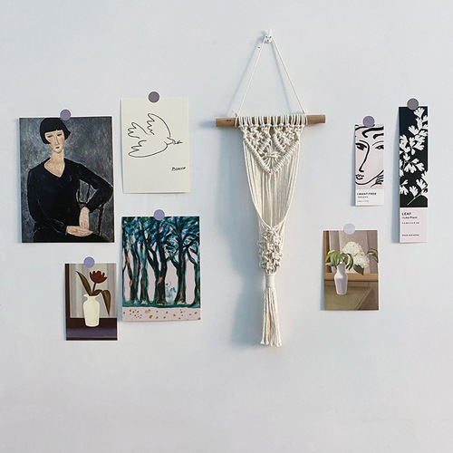 Factory Direct Sale Nordic Net Hanging Rugs Instagram Style Hand-woven Rugs Bohemian Hanging Decorations Cotton Rope Rugs