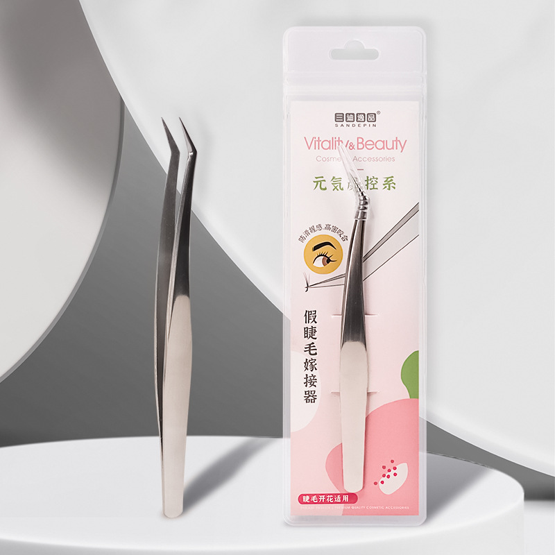False Eyelash Applicator 1999 Eyelash Extension Eyelash Curler Tight Closure Eyelash Artist One-Click Blooming Lazy Eyelash Tweezers