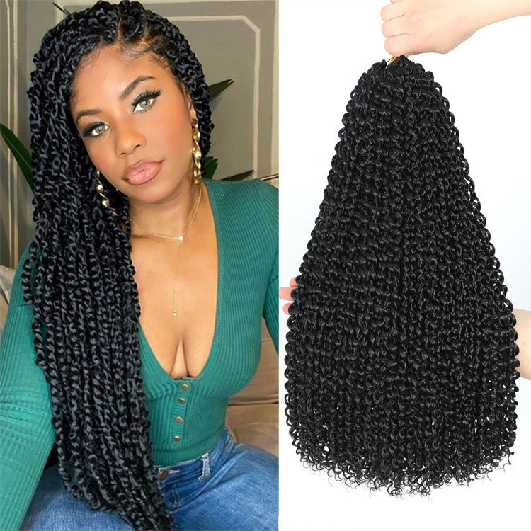 Chemical Fiber Wig Water Wave Passion Twist Braids Dropshipping Manufacturer Wholesale Chemical Fiber Wig Water Wave Passion Twist Braids Dropshipping Manufacturer Wholesale