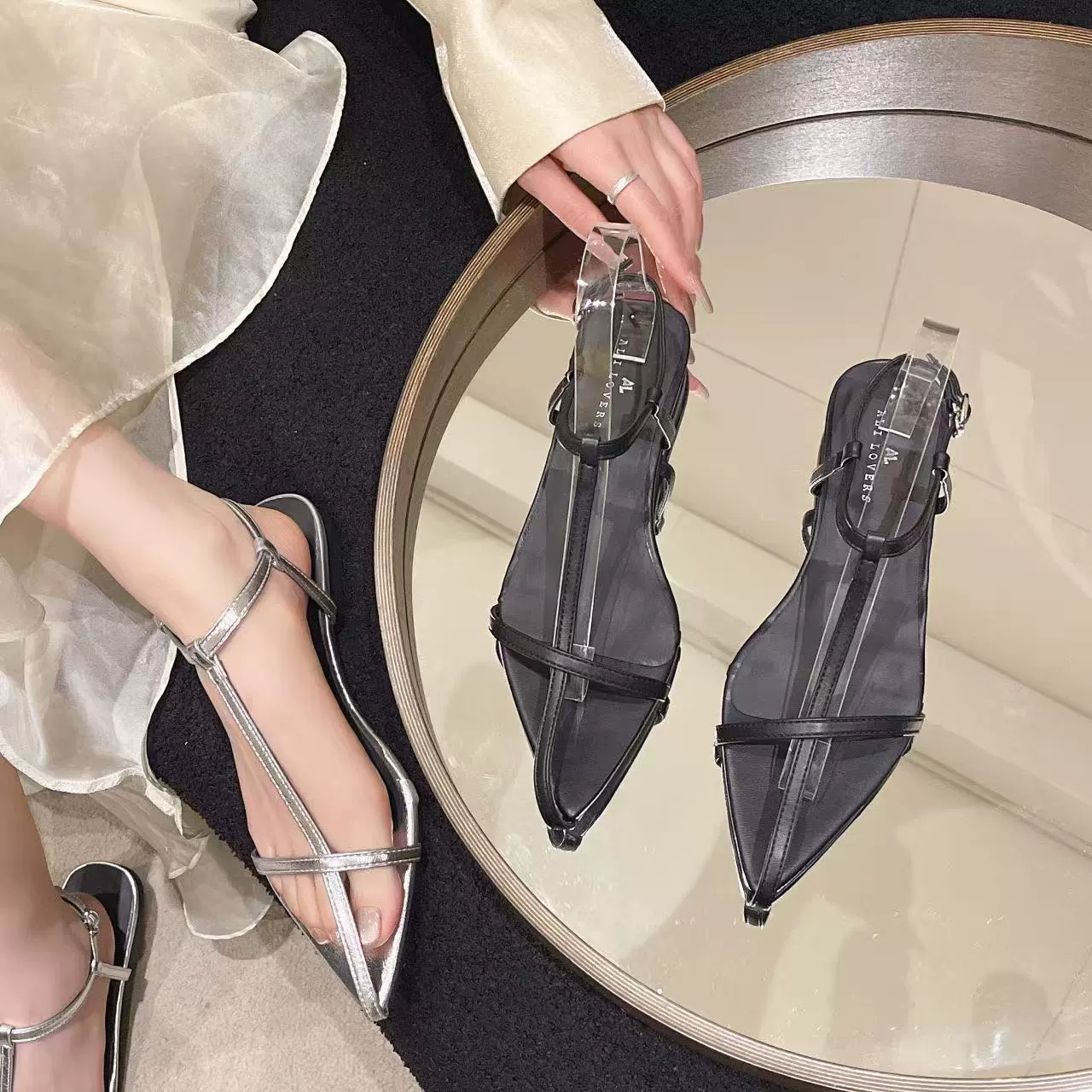 Модные комфортные летние тапочки английский стиль, британский стиль, 2025 год, плюс сайз