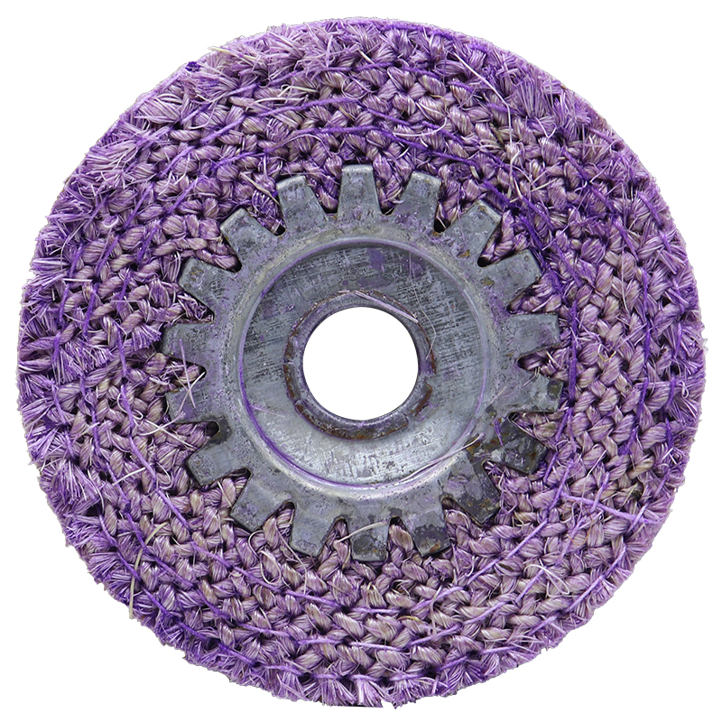 Rueda de sésamo de acero inoxidable, rueda de pulido especial, molino de ángulo de 4 pulgadas, rueda de lino metálico de hoja de sésamo total