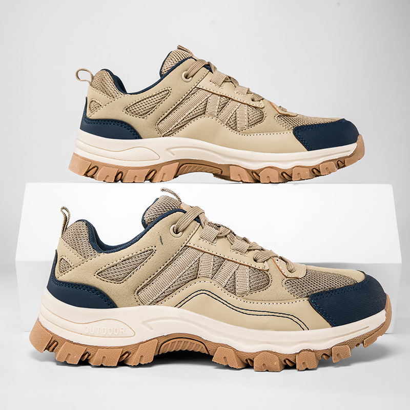 Primavera y verano nuevos zapatos de montaña de comercio exterior para mujeres anti-deslizante de baja parte inferior suave transpirable hombre al aire libre zapatos deportivos de senderismo