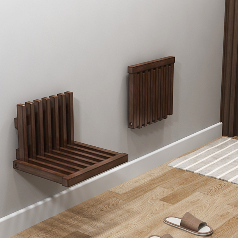 Ultra-thin hidden wall-mounted folding stool