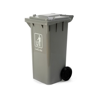 [Wholesale Chaobao B-004 Side Wheel Trash Can 240L Garbage Collection Bucket Hand Push Outdoor Trash Can Large Capacity