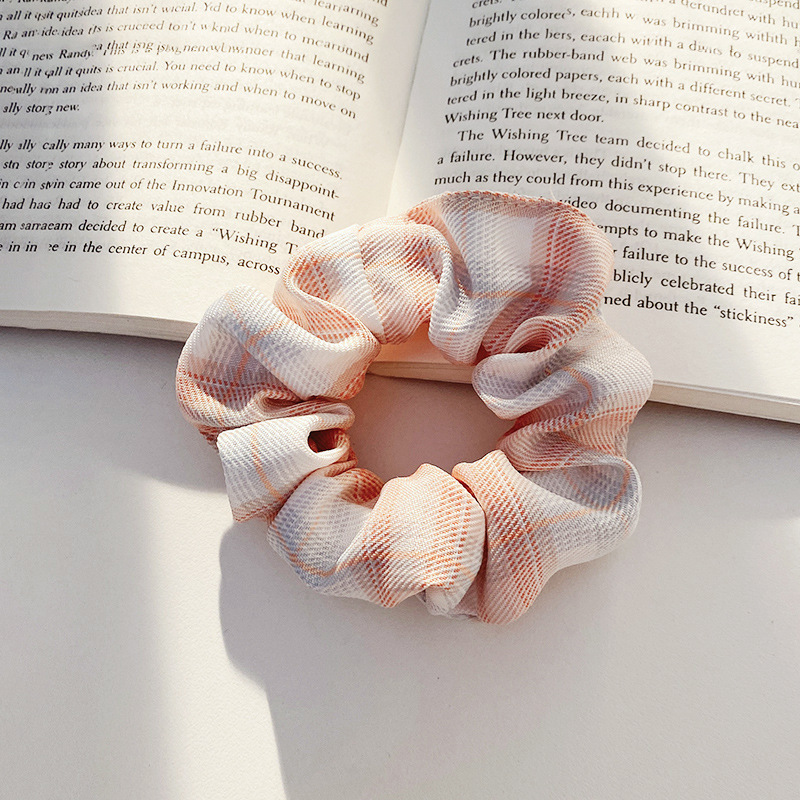 Arco de mariposa encaje intestino anillo de cabello de niña estilo pastoral de alto nivel flor de cabello cuerda de cabello bufandas cuadradas cuerda