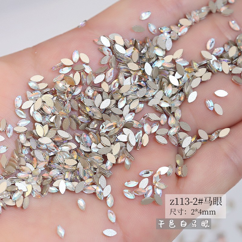 外国貿易製品、カラフルな三日月ダイヤモンド、多用途のヨーロッパとアメリカのフラッシュモカミニムーンダイヤモンドジュエリー|undefined